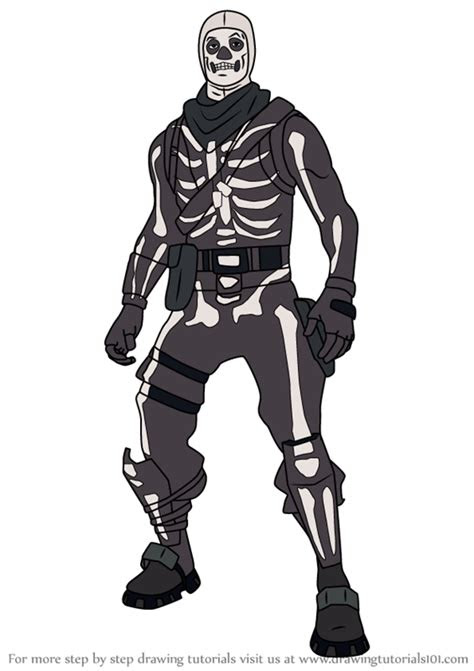 learn   draw skull trooper  fortnite fortnite