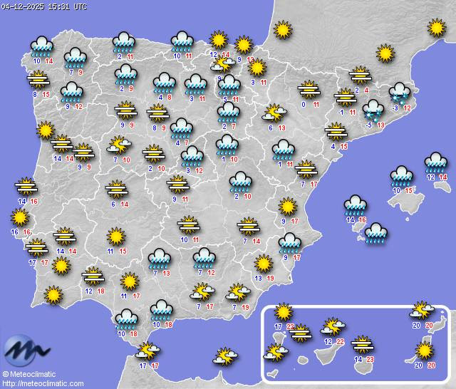 Temps actual - METEOCLIMATIC