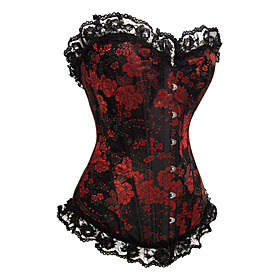 Formwasche ( azul/rojo , Poly-Baumwolle , Schleidenbander/Print ) - fur Hochzeit/Besondere Anlasse/Informal - Shapewear Tops