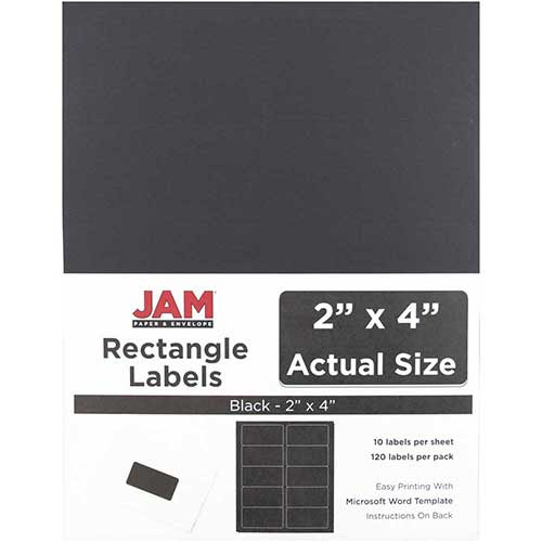 JAM Paper Shipping Address Labels, Standard Mailing, 2