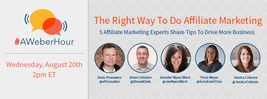 August 20 AWeberHour Twitter Chat