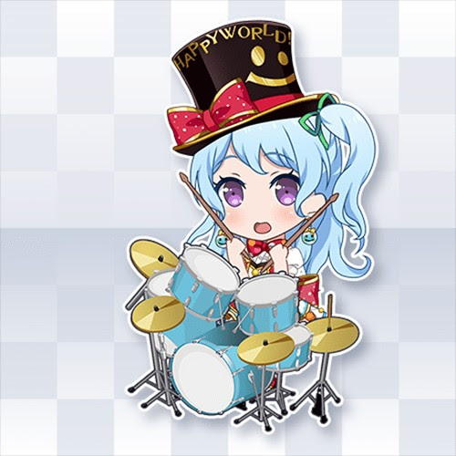 Trade 松原花音の動くミニキャラ ガルパ