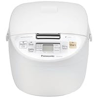 Panasonic SR-DE102 Fuzzy-Logic 5-Cup Electronic Rice Cooker/Warmer,White