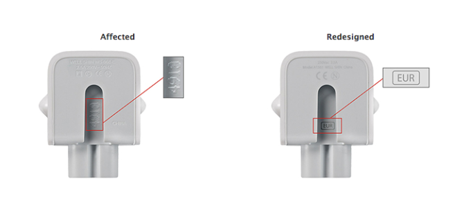 Apple plug recall