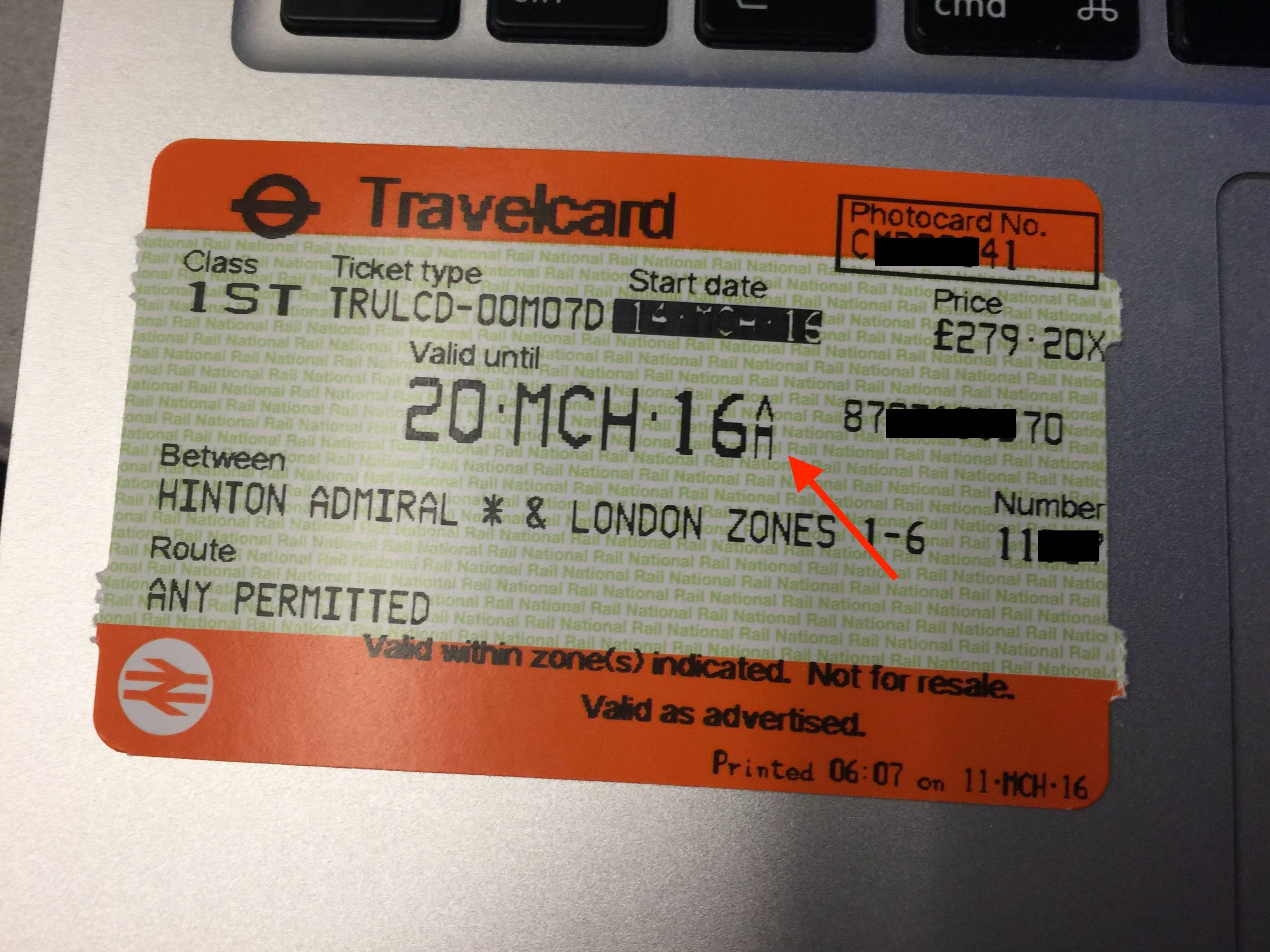 uk  What does the letter "A" signify at the end of the expiry date on
