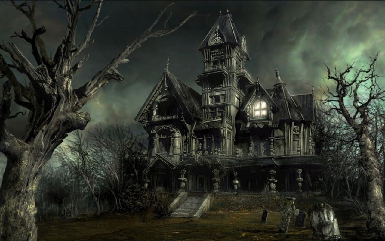 Haunted House  Halloween Wallpaper (16050692)  Fanpop