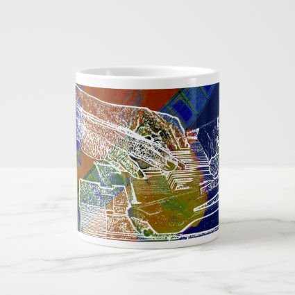 piano hands invert over orange guitar neck hands extra large mugs