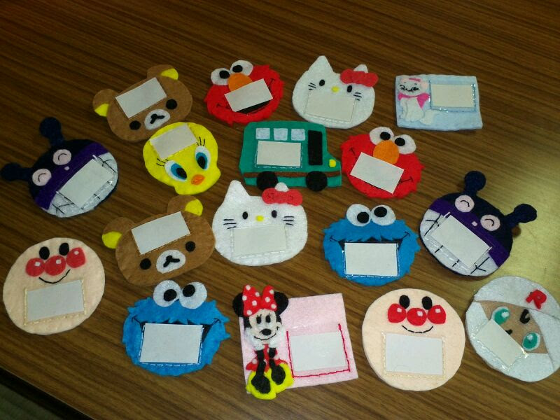 いるま子育てフェスティバル２０１２ かわいいキャラクター名札
