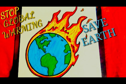 Paling Keren Poster Easy Simple Global Warming Drawing