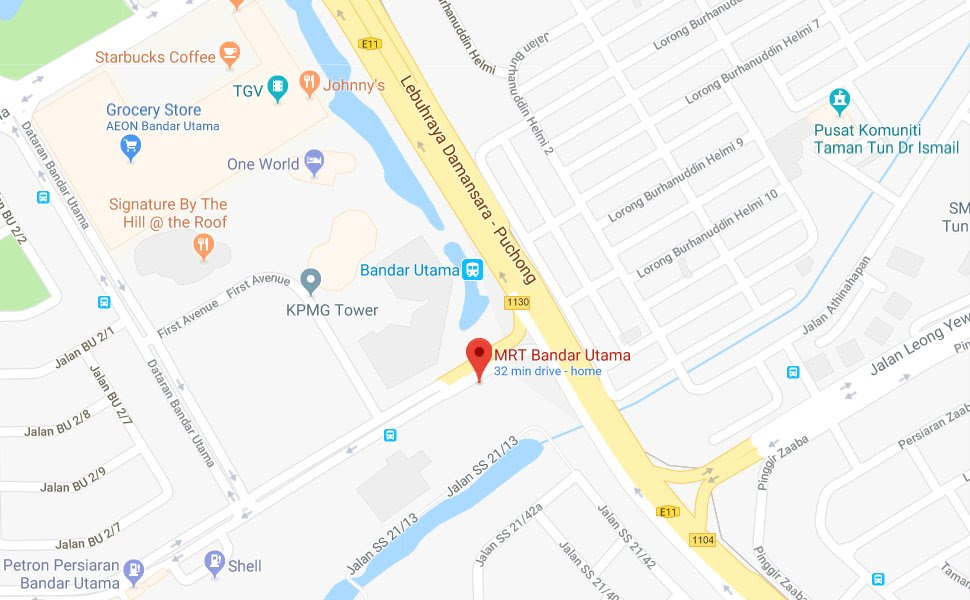 Bandar Utama MRT Station, MRT station short distance away ...