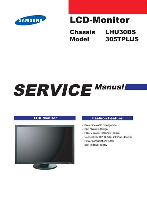 eBook Samsung Syncmaster 460p Service Manual Repair Guide