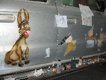 Mise en place des personnages sur la cabine.