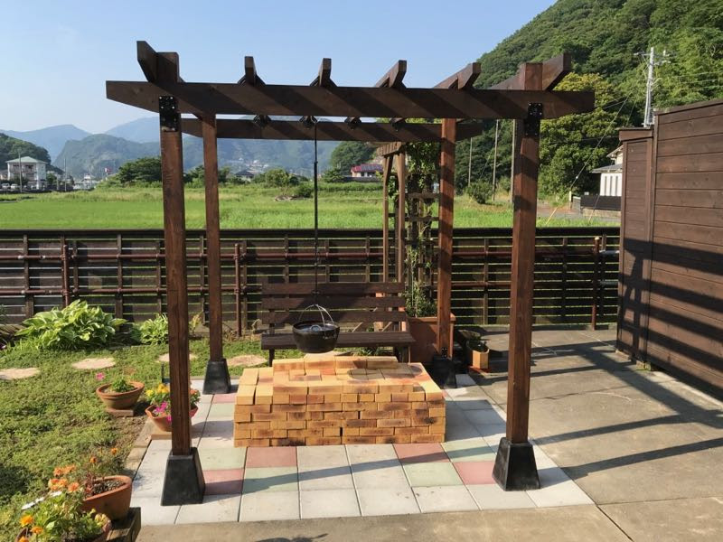 屋外型可搬式囲炉裏の製作と実際 18年11月11日 Idive