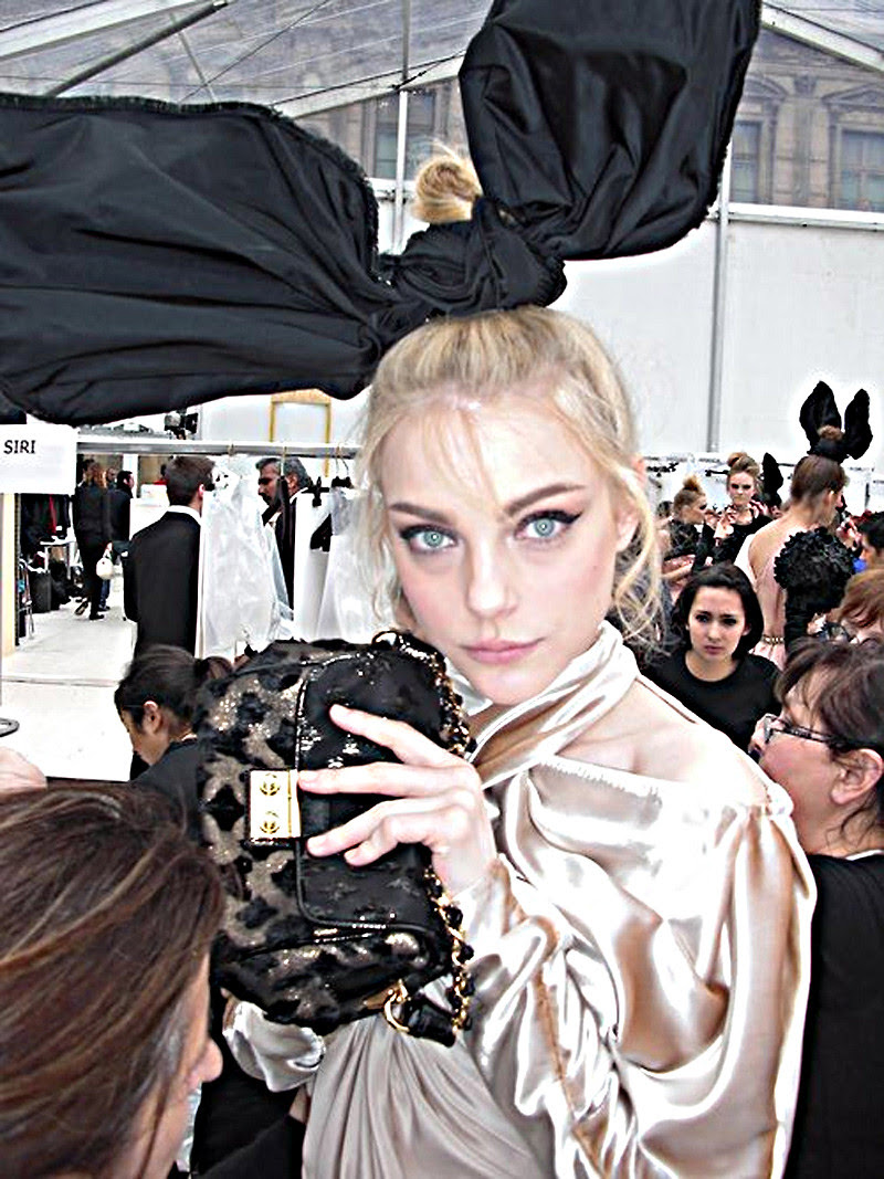 Jessica Stam in Louis Vuitton, Fashion model