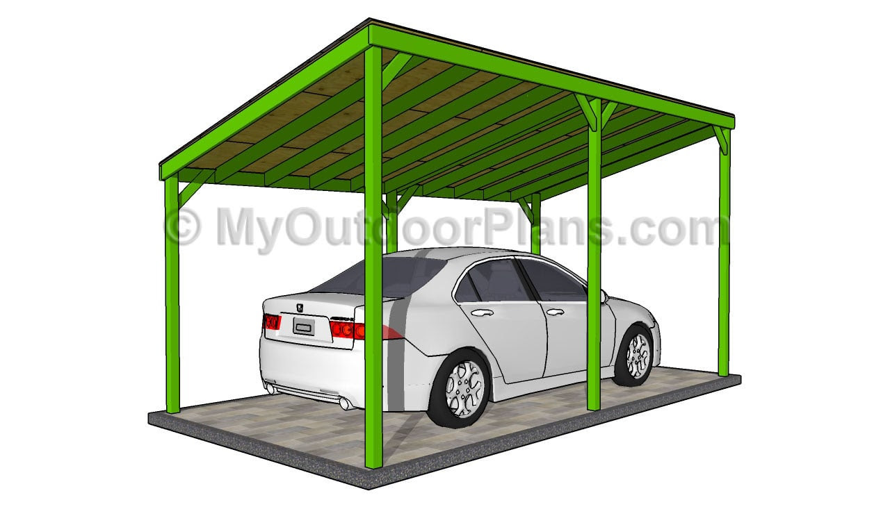 Wood Carport Designs | Free Outdoor Plans - DIY Shed, Wooden Playhouse 