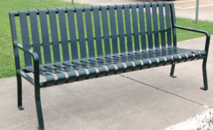 TCI - Metal - Park Equipment - Standard Park Bench