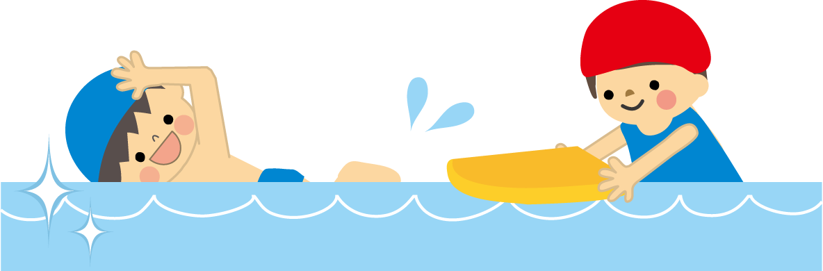 プール 水泳のイラスト 無料イラスト フリー素材