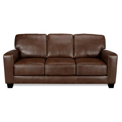 World Class Furniture Jade Leather Sofa | Wayfair