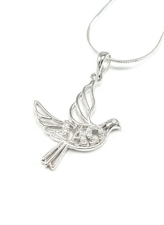 Sigma Alpha Omega Sterling Silver Dove by CollegiateStandard, $30.00