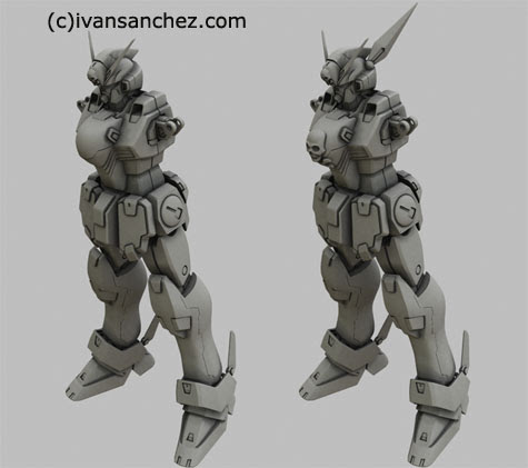 crossbone gundam x1 x2 x3 3d mesh cg sandrum