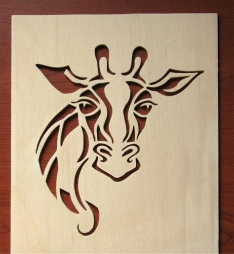 giraffe scroll saw pattern