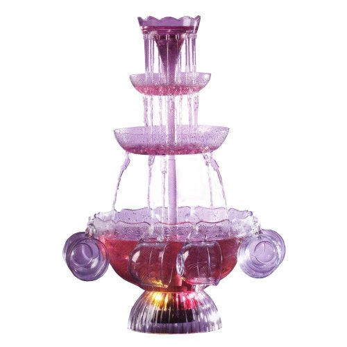 Nostalgia Electrics LPF210 Vintage Collection Lighted Party Fountain Beverage Set
