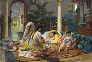 Frederick Arthur Bridgman, In the Harem, 1894