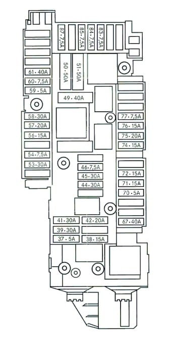 Mercedes C Class w204 (2008 - 2014) - fuse box diagram ...
