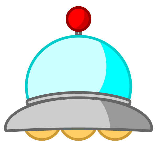 ソフトタッチでかわいいufoの無料イラスト 商用フリー オイデ43