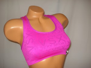Victoria Secret VSX Sport Neon Fuschia Pink Sports Bra ...