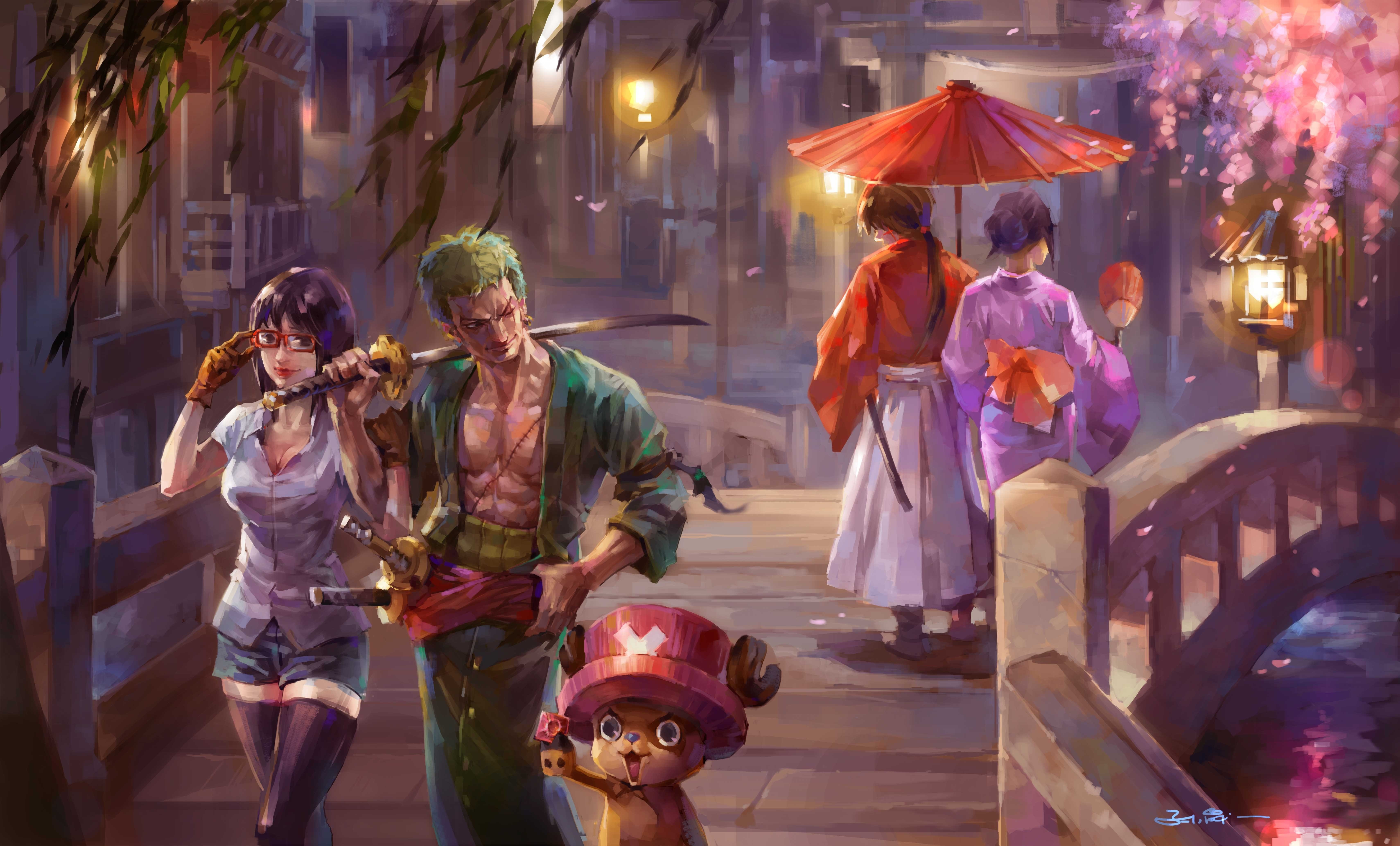 One Piece Painting 5k, HD Anime, 4k Wallpapers, Images ...
