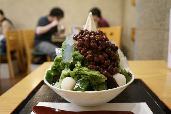 京都で和菓子のような抹茶かき氷を楽しむなら茶房いせはん あんみつ氷 がオススメです スイーツレポーターちひろのおいしいスイーツセレクション