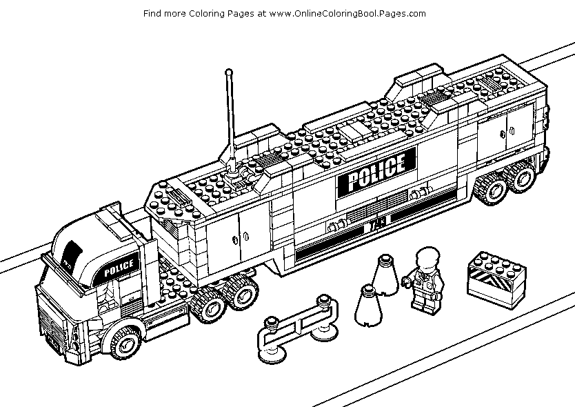 free lego city printable coloring pages download free clip