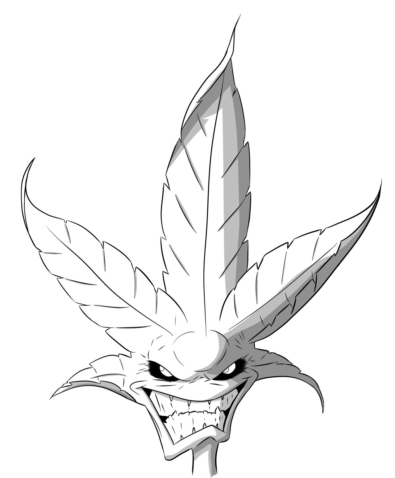  Pot  Leaf Drawing Free download on ClipArtMag