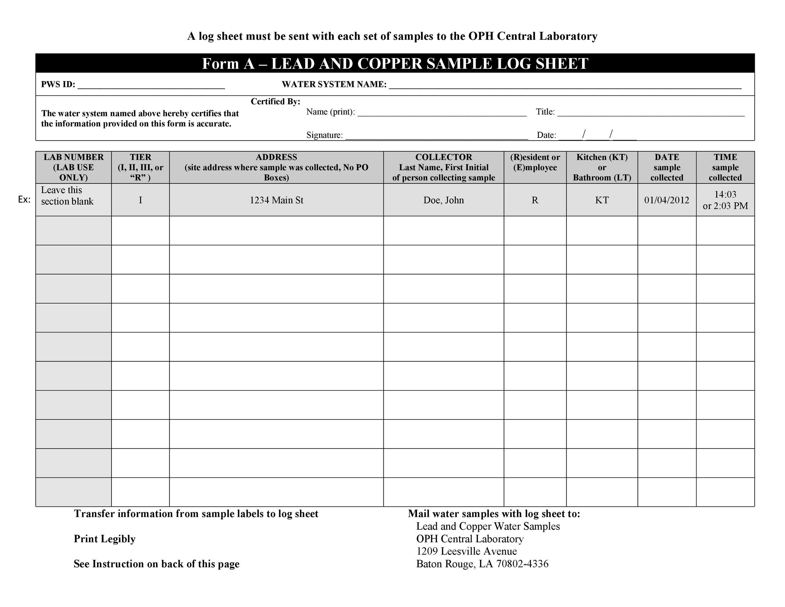 50 Printable Log Sheet Templates Direct Download ᐅ ...