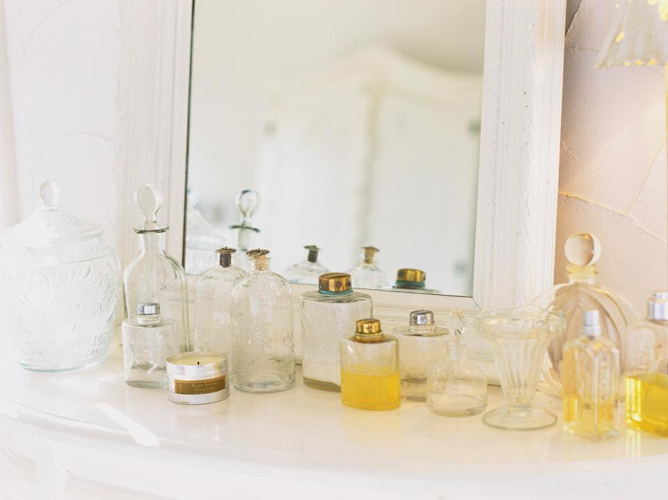  It's not unusual for people to have their precious perfumes on display but it's best to hide them somewhere cool