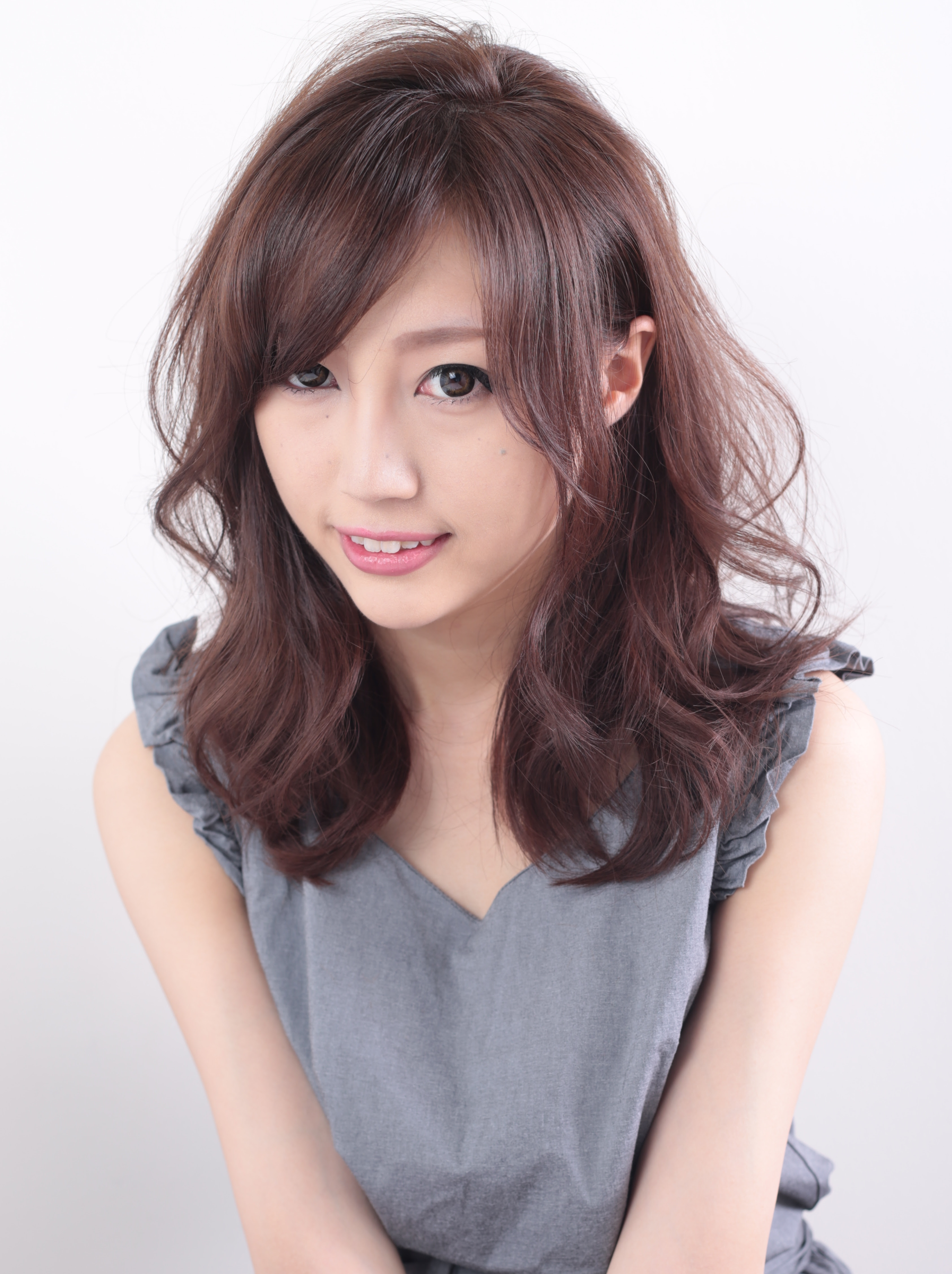 モテ 愛されテイスト大人かわいいセミロング ヘアスタイル ヘアカタログ 髪型 ヘアスタイル 仙台の美容室lian リアン Id 3013