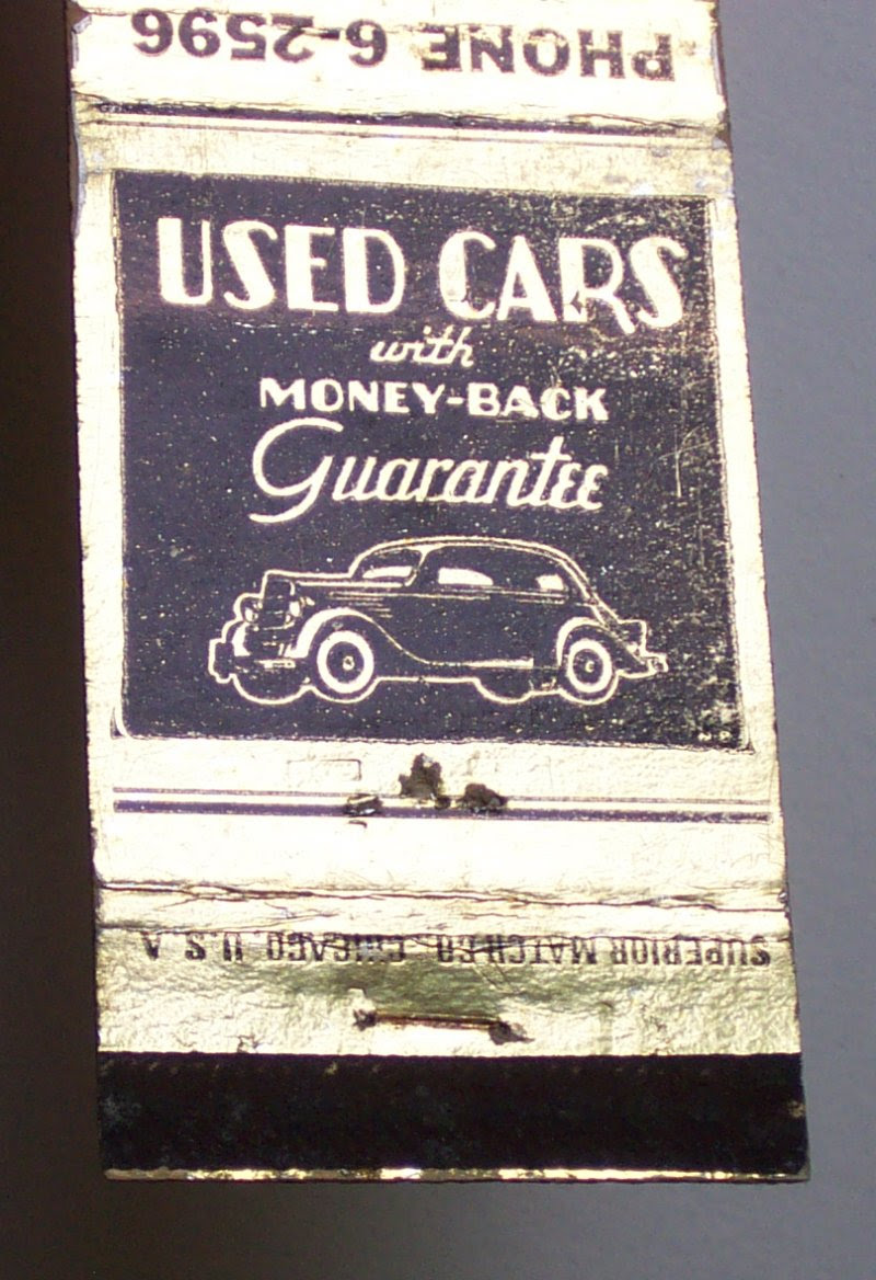 1950s Matchbook Ed. Taylor