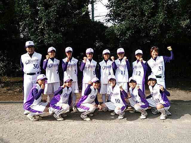 奥戸中学校女子ソフトボール部 様 野球ユニフォーム オーダー お客様の写真と声
