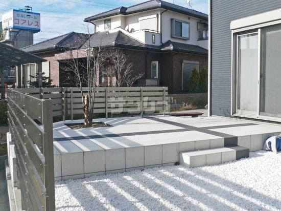 施工例 庭デザイン姫路 タイルテラスデザイン工事例 兵庫県姫路市