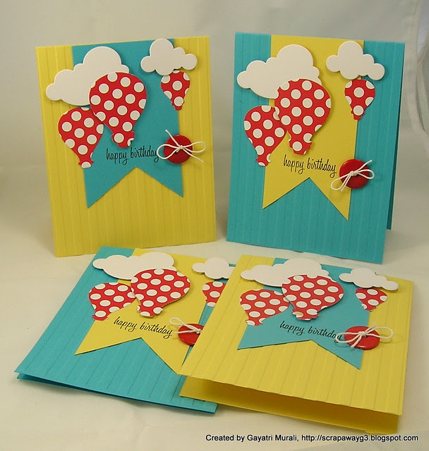 Birthday card set