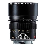 Leica Telephoto 90mm f/2.0 APO Summicron M Aspherical Manual Focus Lens - Black