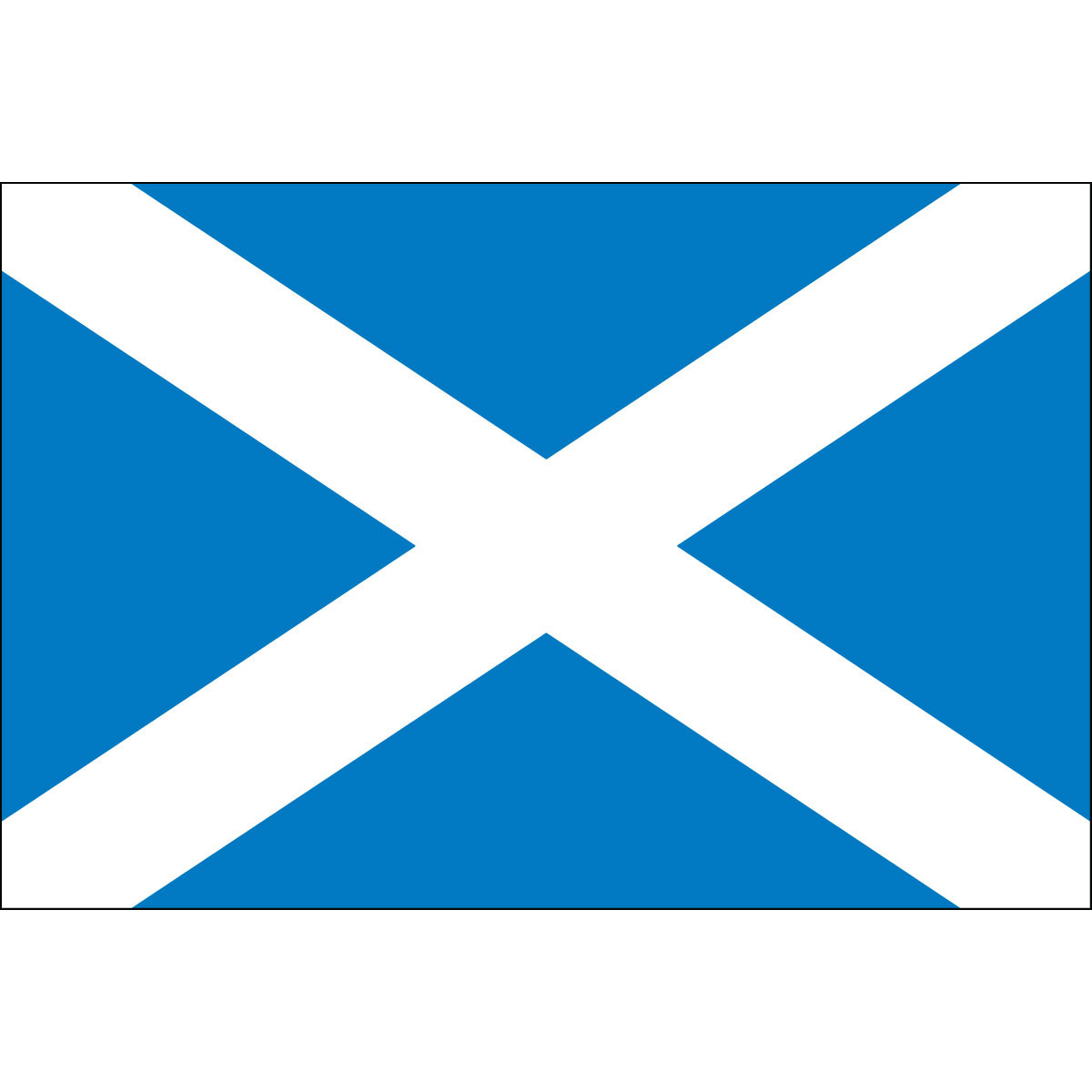 3'x5' Scotland with Cross/ St. Andrews Cross Flag ...