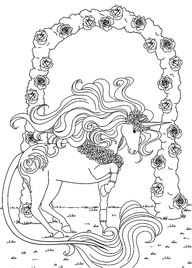 80 dessins de coloriage licorne à imprimer sur LaGuerche.com Page 7