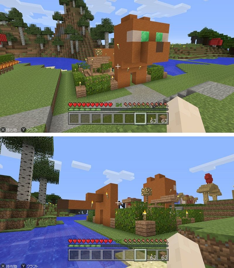 マイクラ 建造物 Part14 ねこ小屋 ねこじゃらし