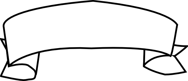 ribbon banner clip art. Ribbon Outline
