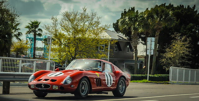 Ferrari 250 GTO tour of Amelia Island