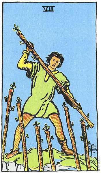 Image result for seven of wands
