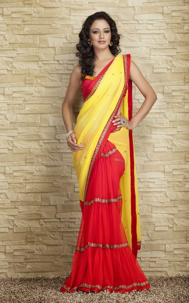 Indian-Designers-Beautiful-Bridal-Wedding-Saree-dress-Design-New-Fashionable-Sari-for-Girls-Women-1