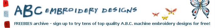 ABC Free Machine Embroidery Designs